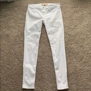 Hollister Super Skinny White Jeans